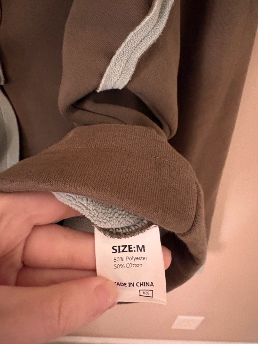 Olive Green Contrast-Trim Snap Pullover Size Medium - Picture 3 of 4